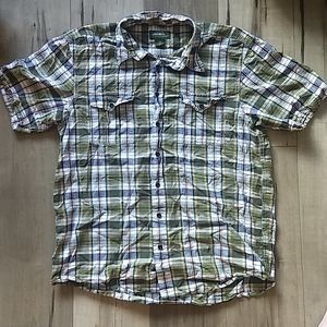 Eddie Bauer Plaid Button up